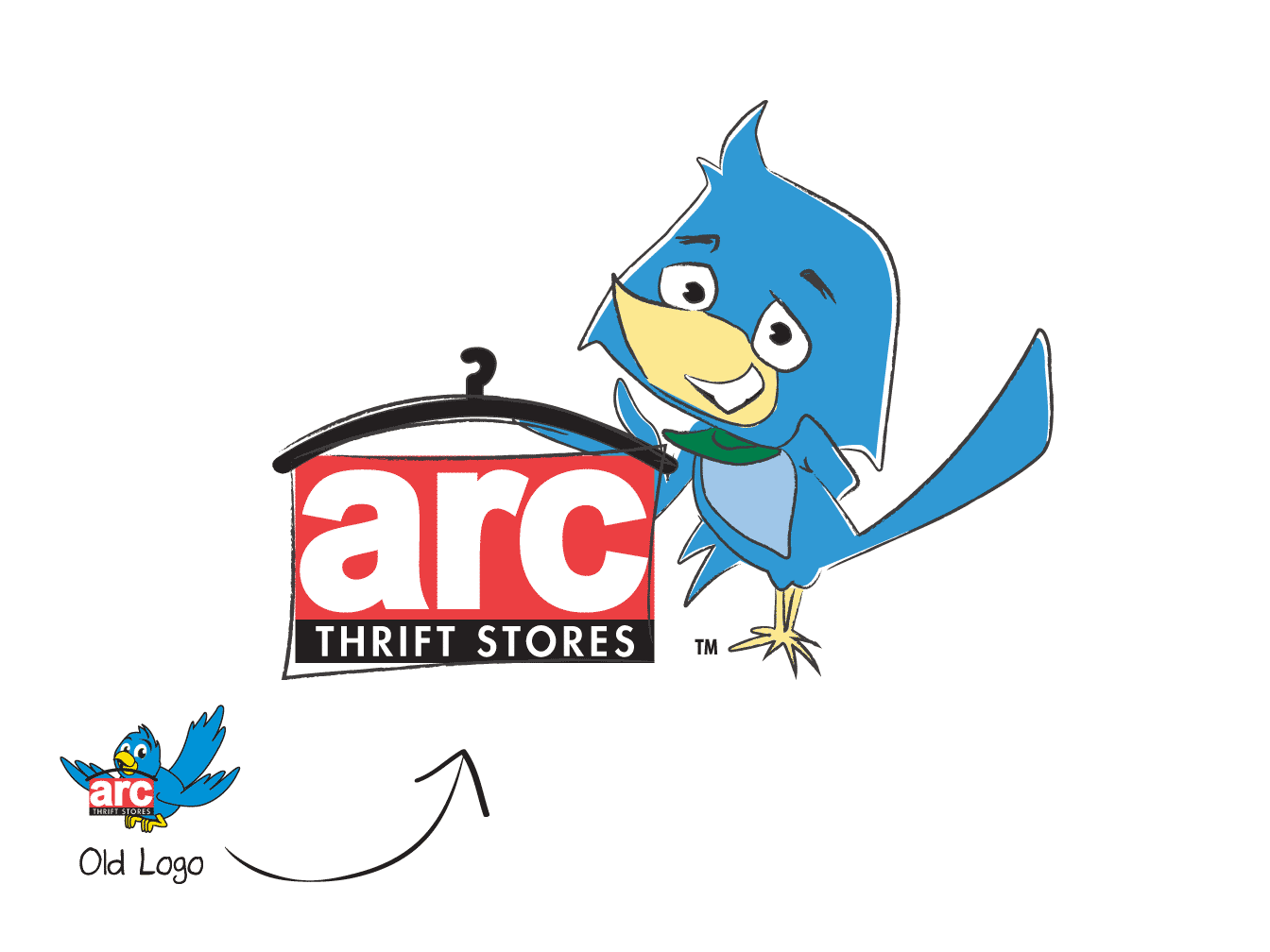Arc Thrift Store Logo Redesign