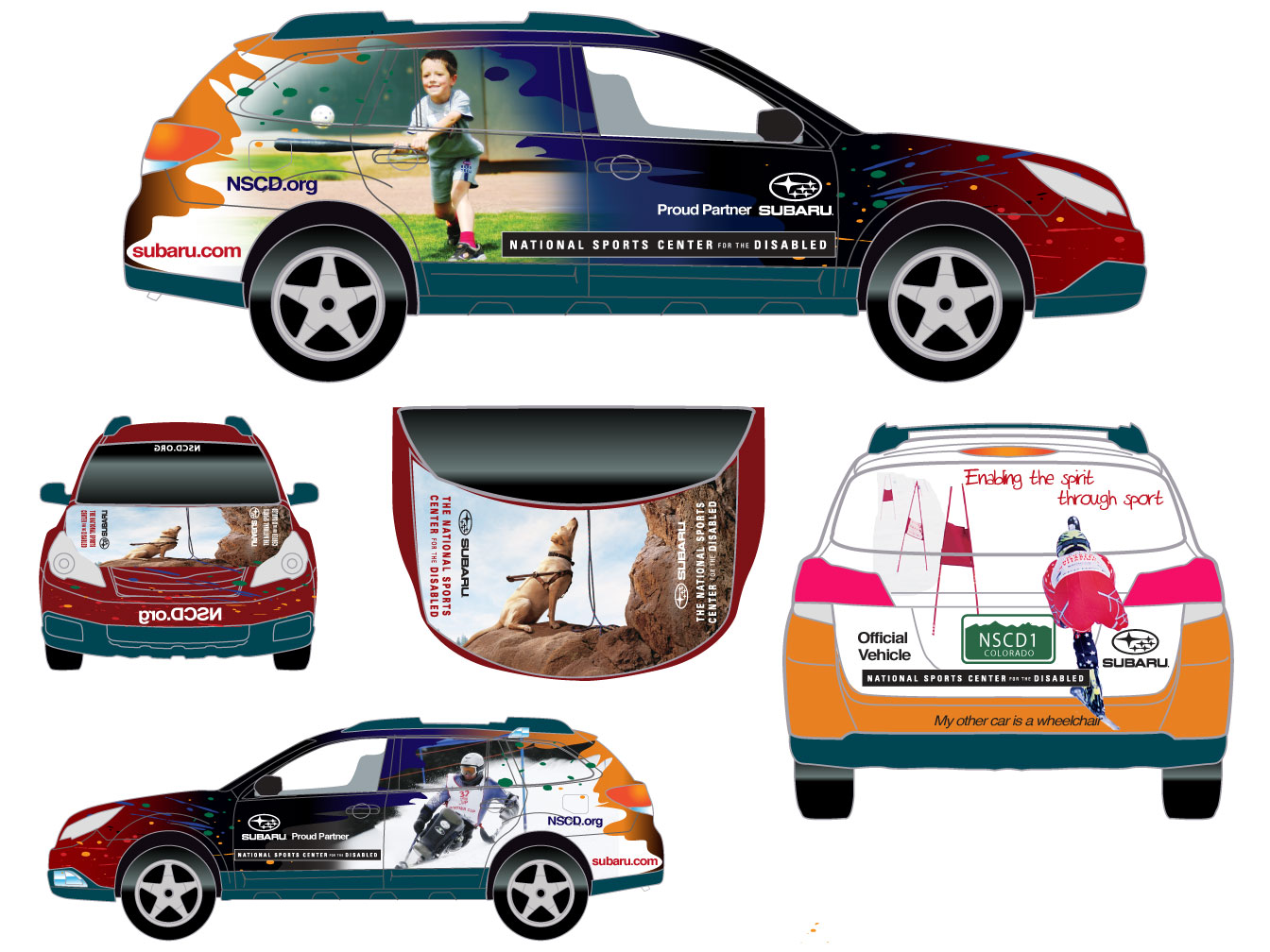 NSCD Car Wrap Design