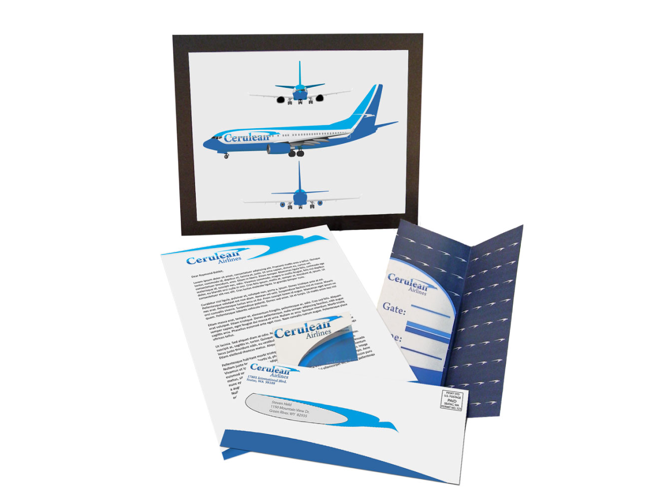 Cerulean Airlines Campaign Design