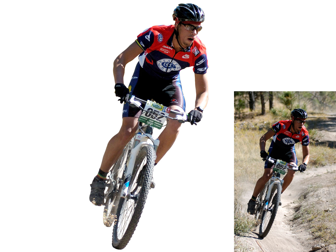 Mountain Biking - Graphic Design background removal