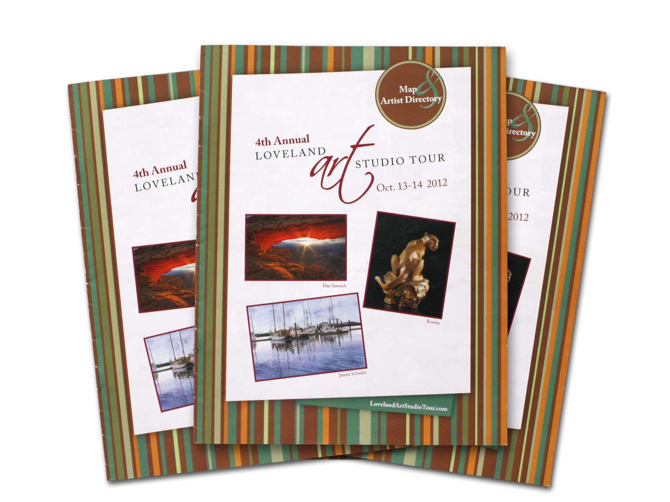 Loveland Art Studio Tour Brochure Cover Design